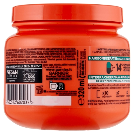 Garnier Fructis Maschera Ripara&Rinforza per capelli danneggiati 320 ml